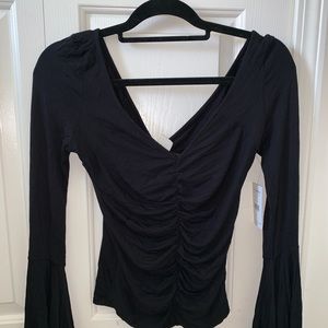 NWT FREE PEOPLE Black flowy top